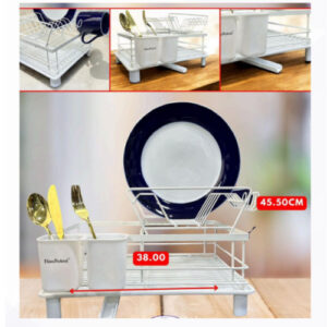 ESCURRIDOR DE PLATOS DE ACERO QUIRURJICO MARCA HAUS ROLAND