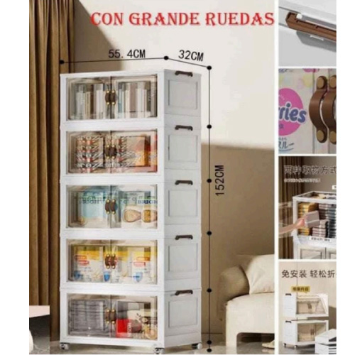 ORGANIZADOR MULTIUSO DE 5 NIVELES - MANIJA MARRON- MEDIANO